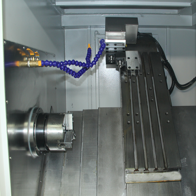 CNC mesin bubut cnc Sland bed milling CNC lathe